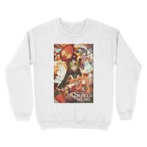 Alternative view of POSTER OF SHIELD HERO Unisex Crewneck Sweatshirt