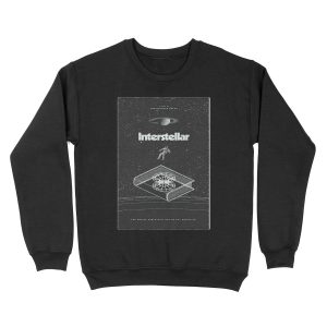Poster of the movie interstellar Unisex Crewneck Sweatshirt