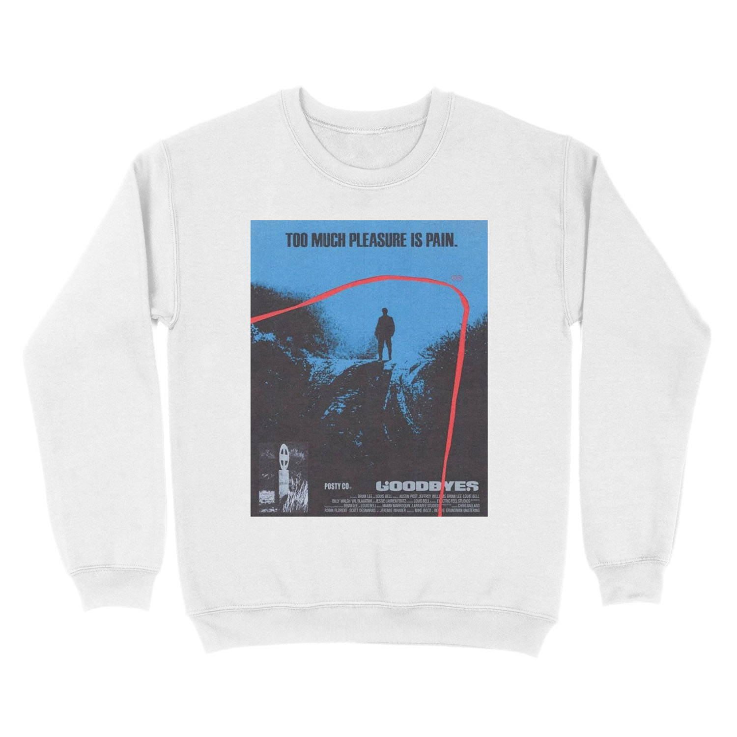 posty - GOODBYES album cover Unisex Crewneck Sweatshirt - Image 2