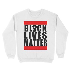 Alternative view of Power Fist Black Lives Matter Unisex Crewneck Sweatshirt