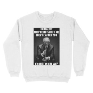 Alternative view of President Donald Trump Impeached tweet Unisex Crewneck Sweatshirt