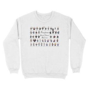 Alternative view of Presidents of the United States of America 2021 with no border Unisex Crewneck Sweatshirt