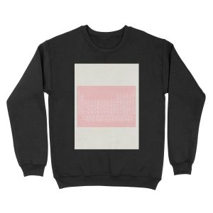 Pretty Periodic Table White Pink Unisex Crewneck Sweatshirt