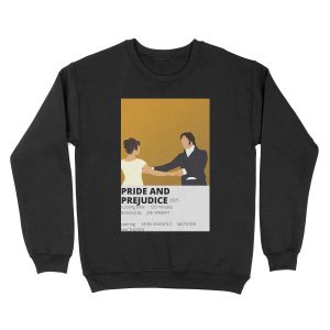 pride and prejudice minimalist poster Unisex Crewneck Sweatshirt