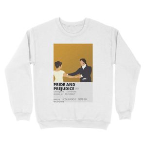 Alternative view of pride and prejudice minimalist poster Unisex Crewneck Sweatshirt