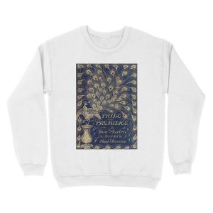 Alternative view of Pride and Prejudice Peacock Cover Unisex Crewneck Sweatshirt