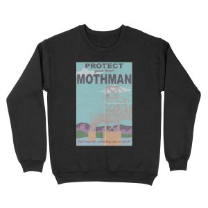 Protect Your Local Mothman Unisex Crewneck Sweatshirt