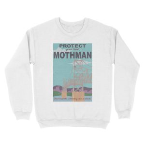 Alternative view of Protect Your Local Mothman Unisex Crewneck Sweatshirt