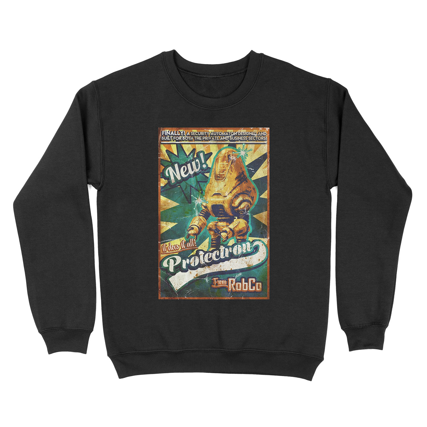 Protectron Ad Unisex Crewneck Sweatshirt