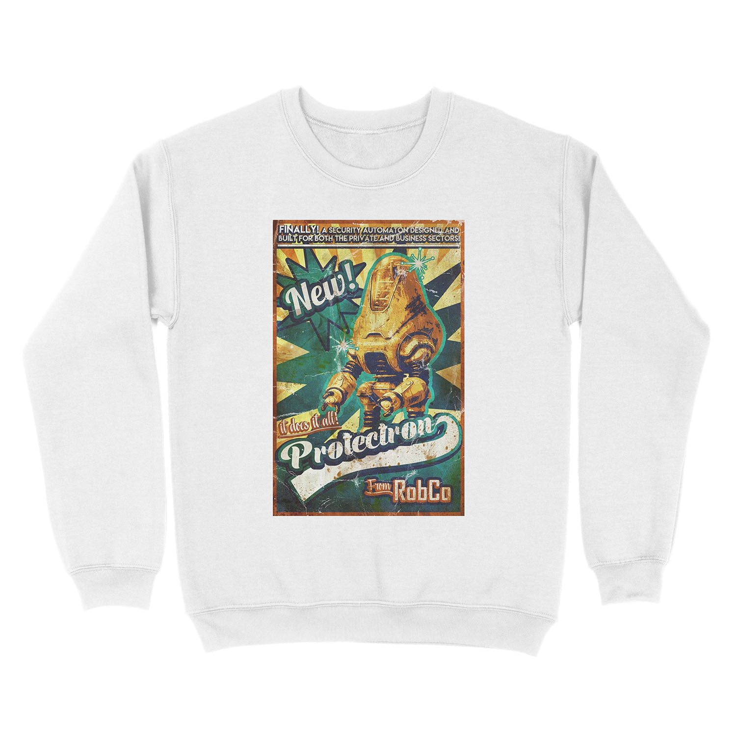 Protectron Ad Unisex Crewneck Sweatshirt - Image 2