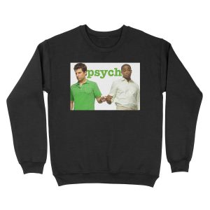 Psych- Fist Bump Unisex Crewneck Sweatshirt