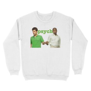 Alternative view of Psych- Fist Bump Unisex Crewneck Sweatshirt
