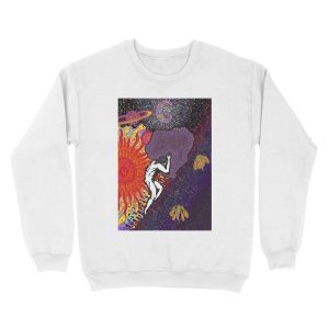 Alternative view of PSYCHEDELIC TRIPPY HORROR VACUI MYTH OF SISYPHUS - full colour Unisex Crewneck Sweatshirt