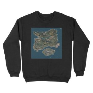 PUBG Erangel Unisex Crewneck Sweatshirt