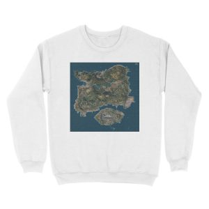 Alternative view of PUBG Erangel Unisex Crewneck Sweatshirt