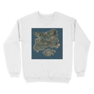 Alternative view of PUBG Erangel Rework 8192x8192 Unisex Crewneck Sweatshirt