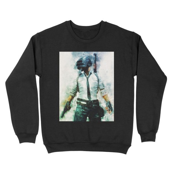 PUBG - Watercolor Painting The Unknown Unisex Crewneck Sweatshirt