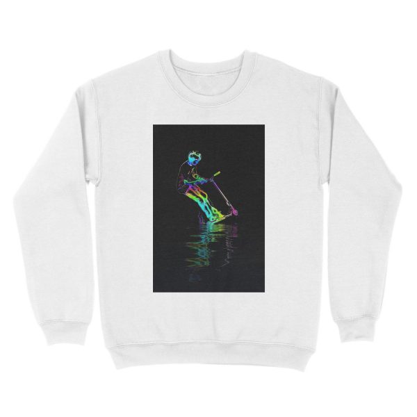 Puddle Jumping - Scooter Boy Unisex Crewneck Sweatshirt - Image 2