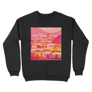 Pueblo at Dusk Unisex Crewneck Sweatshirt