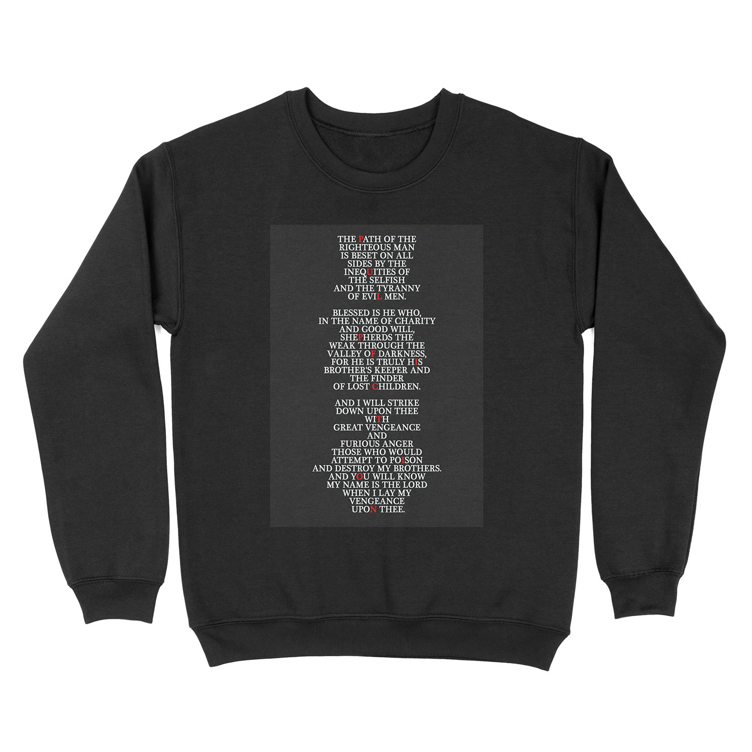 Pulp Fiction - Ezekiel 25:17 Unisex Crewneck Sweatshirt