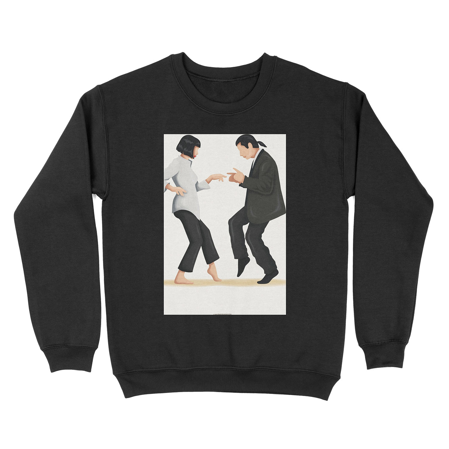 Pulp Fiction Twist Dance | Pop Culture Art Unisex Crewneck Sweatshirt