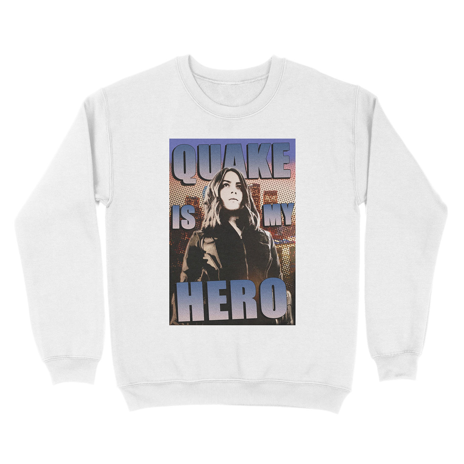 Quake Is My Hero Unisex Crewneck Sweatshirt - Image 2