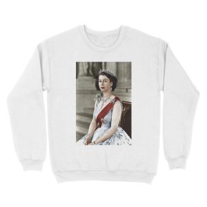 Alternative view of Queen Elizabeth Unisex Crewneck Sweatshirt