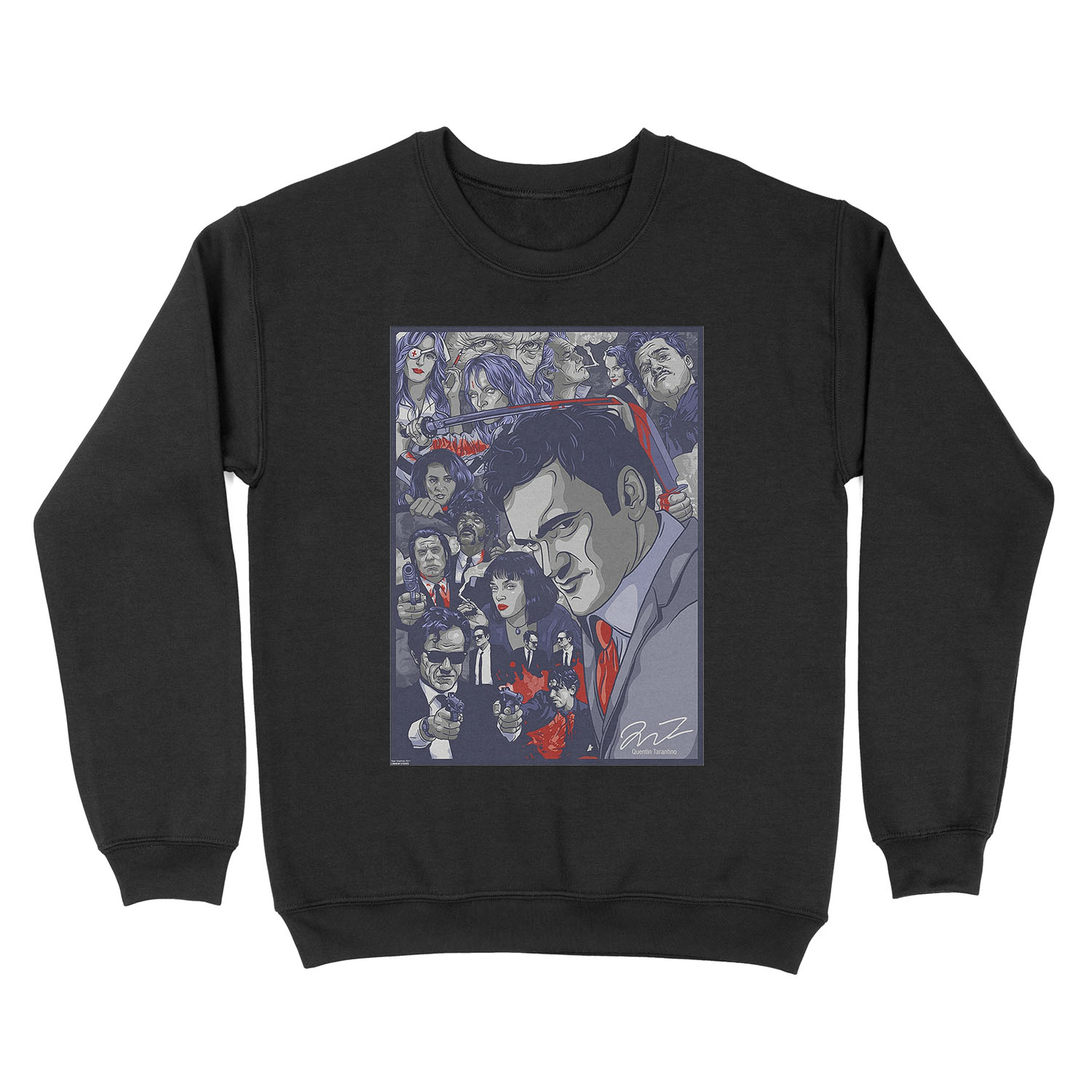 Quentin Tarantino Filmography Unisex Crewneck Sweatshirt