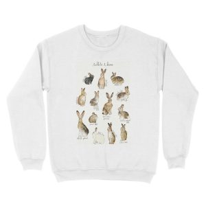 Alternative view of Rabbits & Hares Unisex Crewneck Sweatshirt