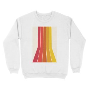 Alternative view of Rad - retro throwback 70s 1970s stripe beach 70's vibes minimal art by Seventy Eight Unisex Crewneck Sweatshirt