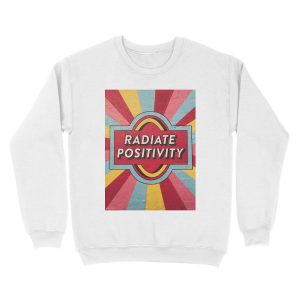 Alternative view of Radiate Positivity Unisex Crewneck Sweatshirt