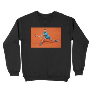 Rafael Nadal playing tennis Unisex Crewneck Sweatshirt