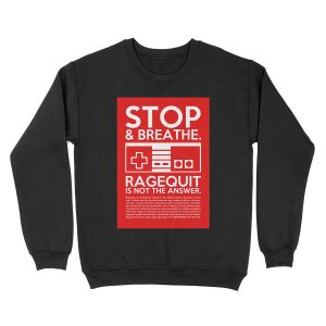 Ragequit PSA Unisex Crewneck Sweatshirt