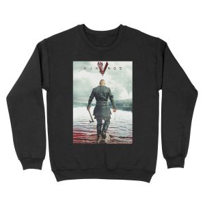 Ragnar Lothbrok Vikings Unisex Crewneck Sweatshirt