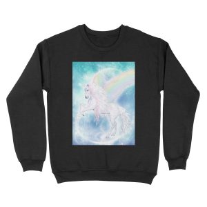 Rainbow Pegasus Unisex Crewneck Sweatshirt