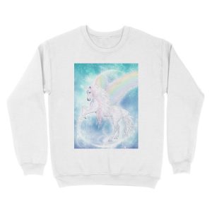 Alternative view of Rainbow Pegasus Unisex Crewneck Sweatshirt