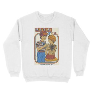 Alternative view of Rainy Day Fun Unisex Crewneck Sweatshirt