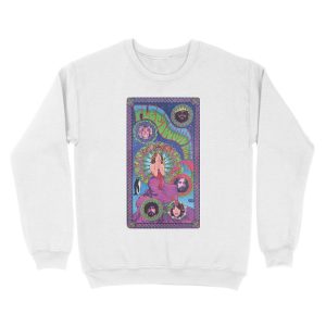 Alternative view of raise her hand Unisex Crewneck Sweatshirt