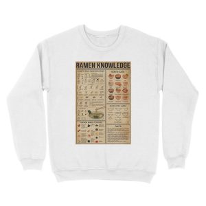 Alternative view of Ramen Knowledge Unisex Crewneck Sweatshirt