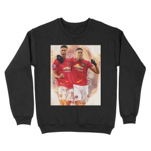Rashford Martial illustration Unisex Crewneck Sweatshirt