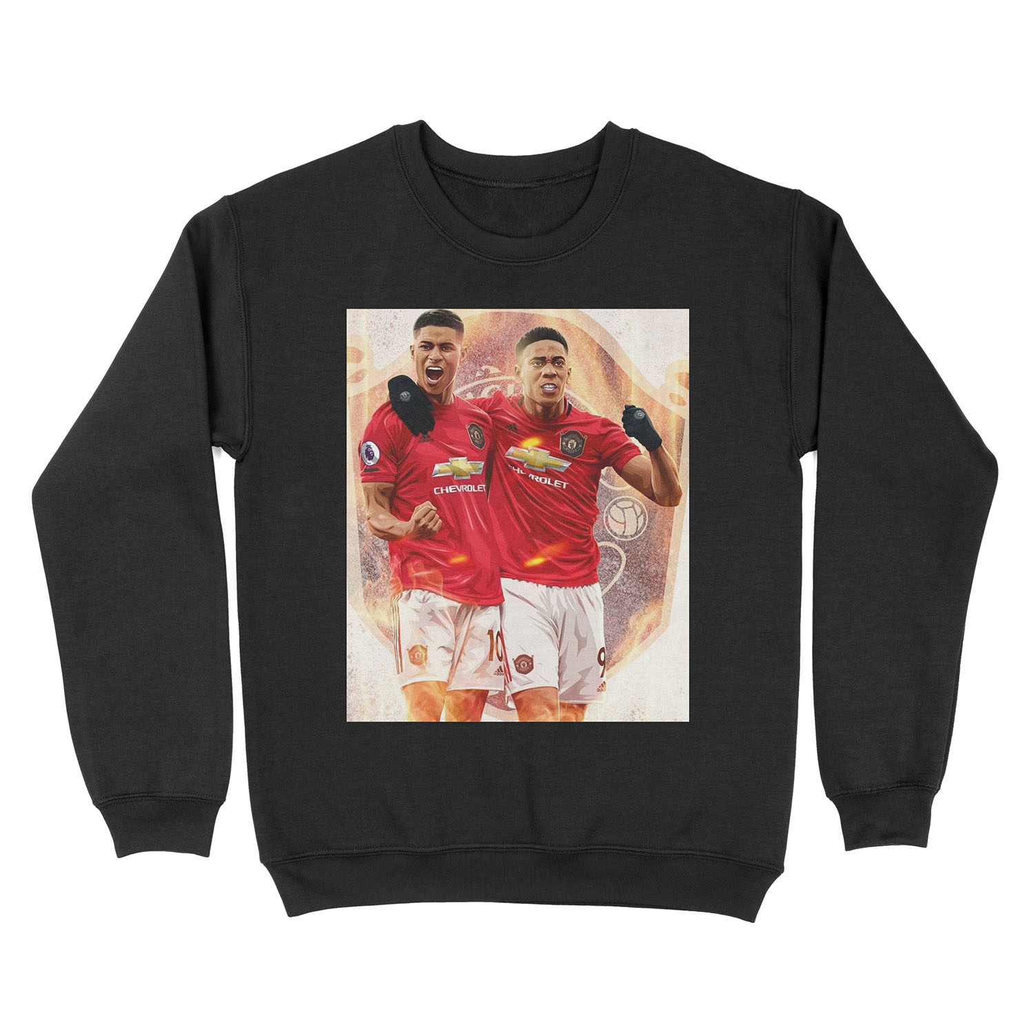 Rashford Martial illustration Unisex Crewneck Sweatshirt