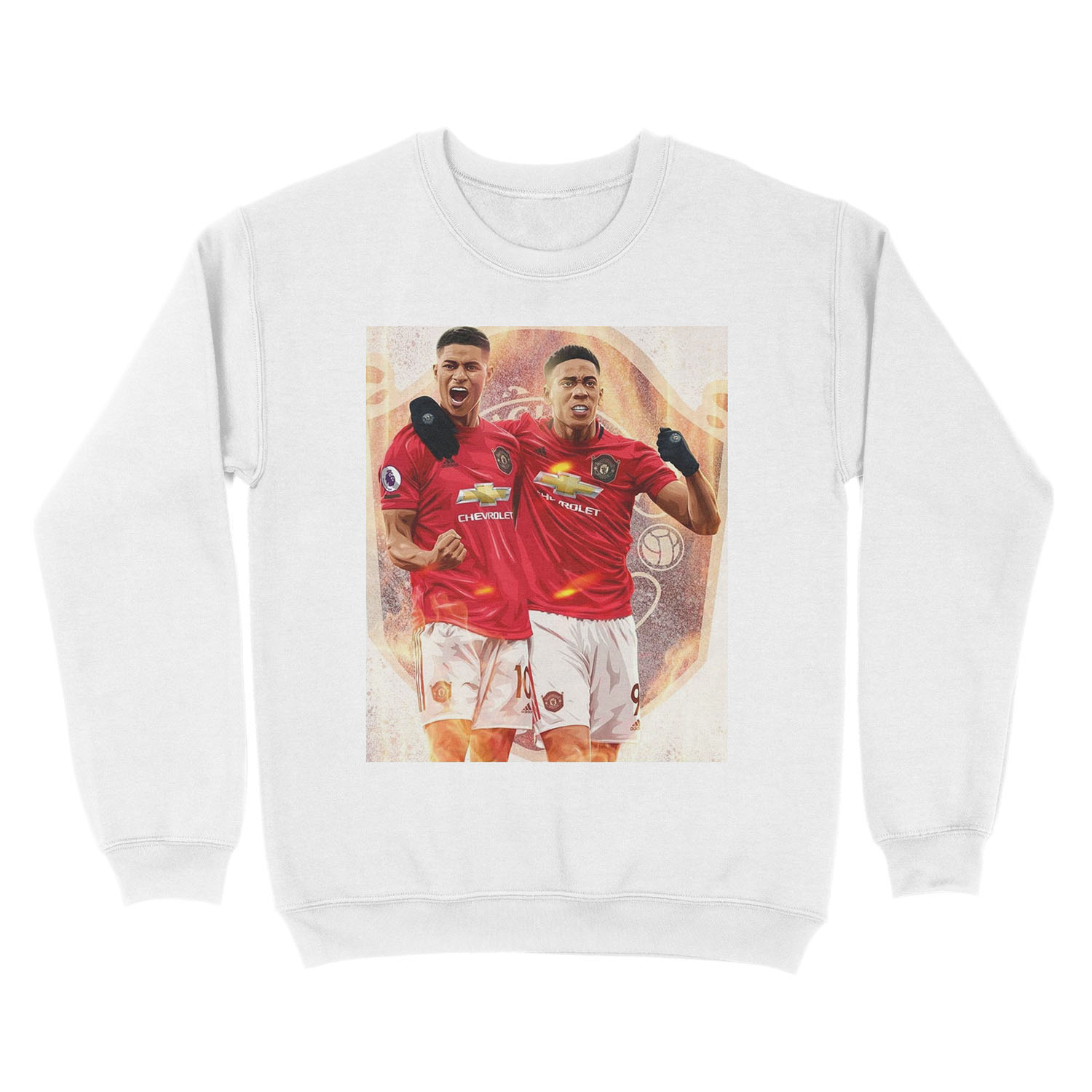 Rashford Martial illustration Unisex Crewneck Sweatshirt - Image 2