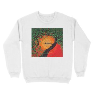 Alternative view of Rasta Three Little Birds Unisex Crewneck Sweatshirt