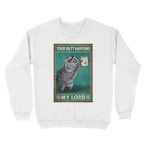 Alternative view of Ratel Your Butt Napkins My Lord Unisex Crewneck Sweatshirt