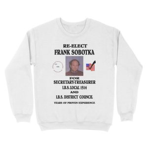 Alternative view of Re-Elect Frank Sobotka Unisex Crewneck Sweatshirt