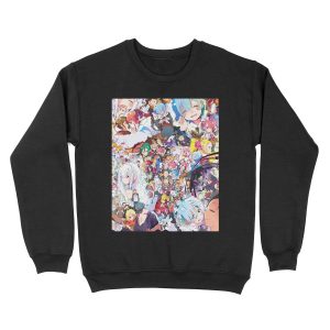Re:Zero all characters Unisex Crewneck Sweatshirt