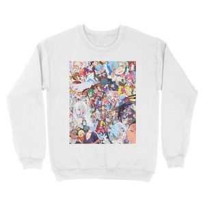 Alternative view of Re:Zero all characters Unisex Crewneck Sweatshirt