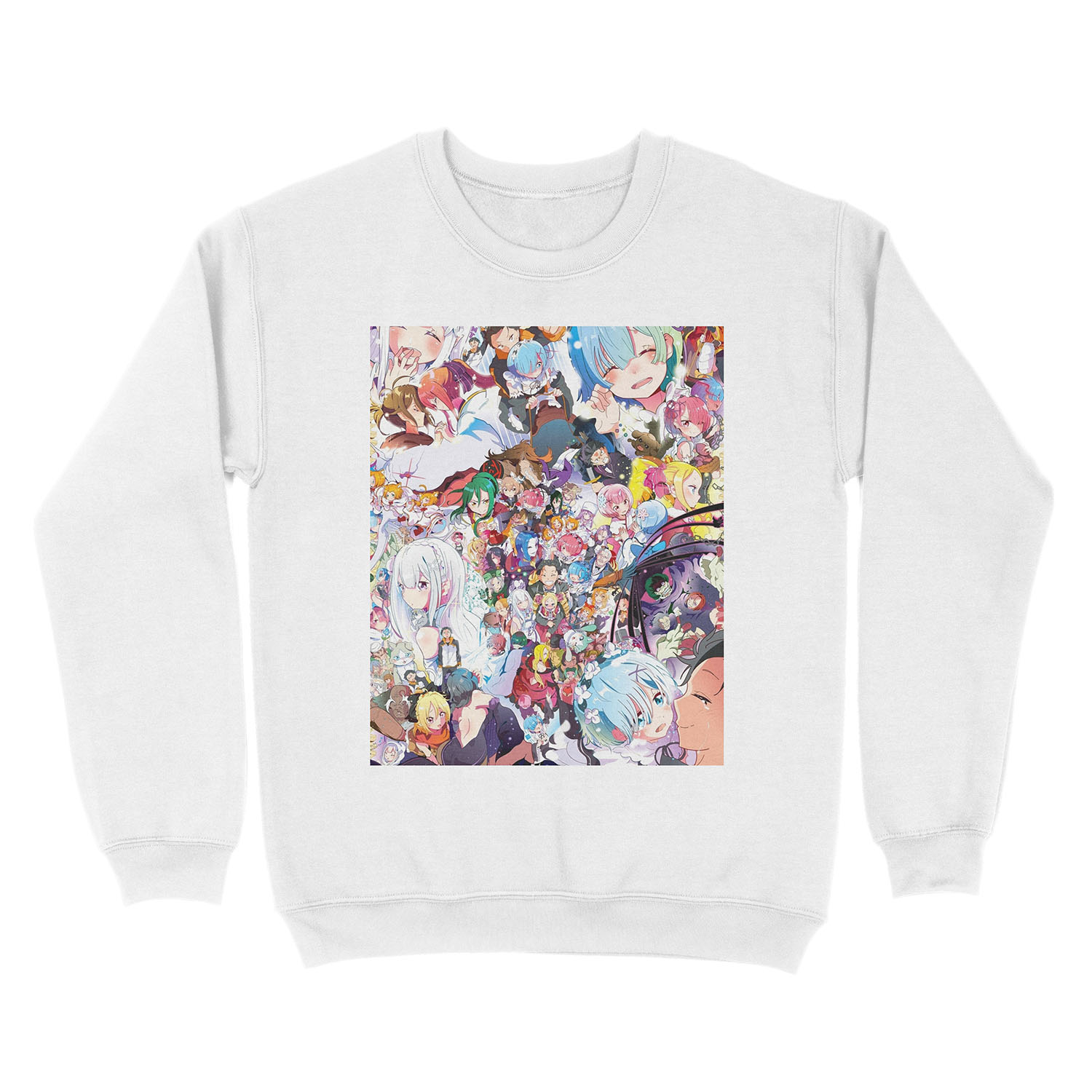 Re:Zero all characters Unisex Crewneck Sweatshirt - Image 2