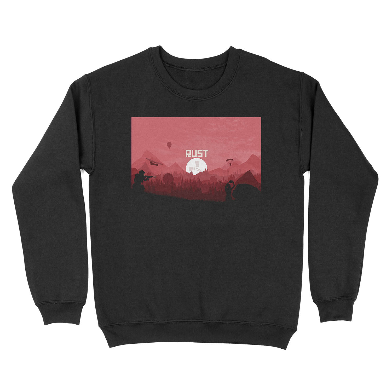 Red Rust Unisex Crewneck Sweatshirt