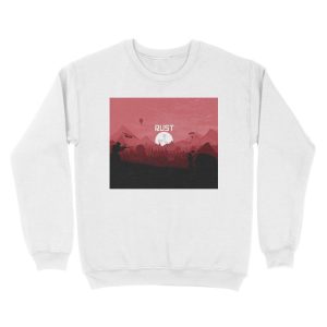 Alternative view of Red Rust Unisex Crewneck Sweatshirt